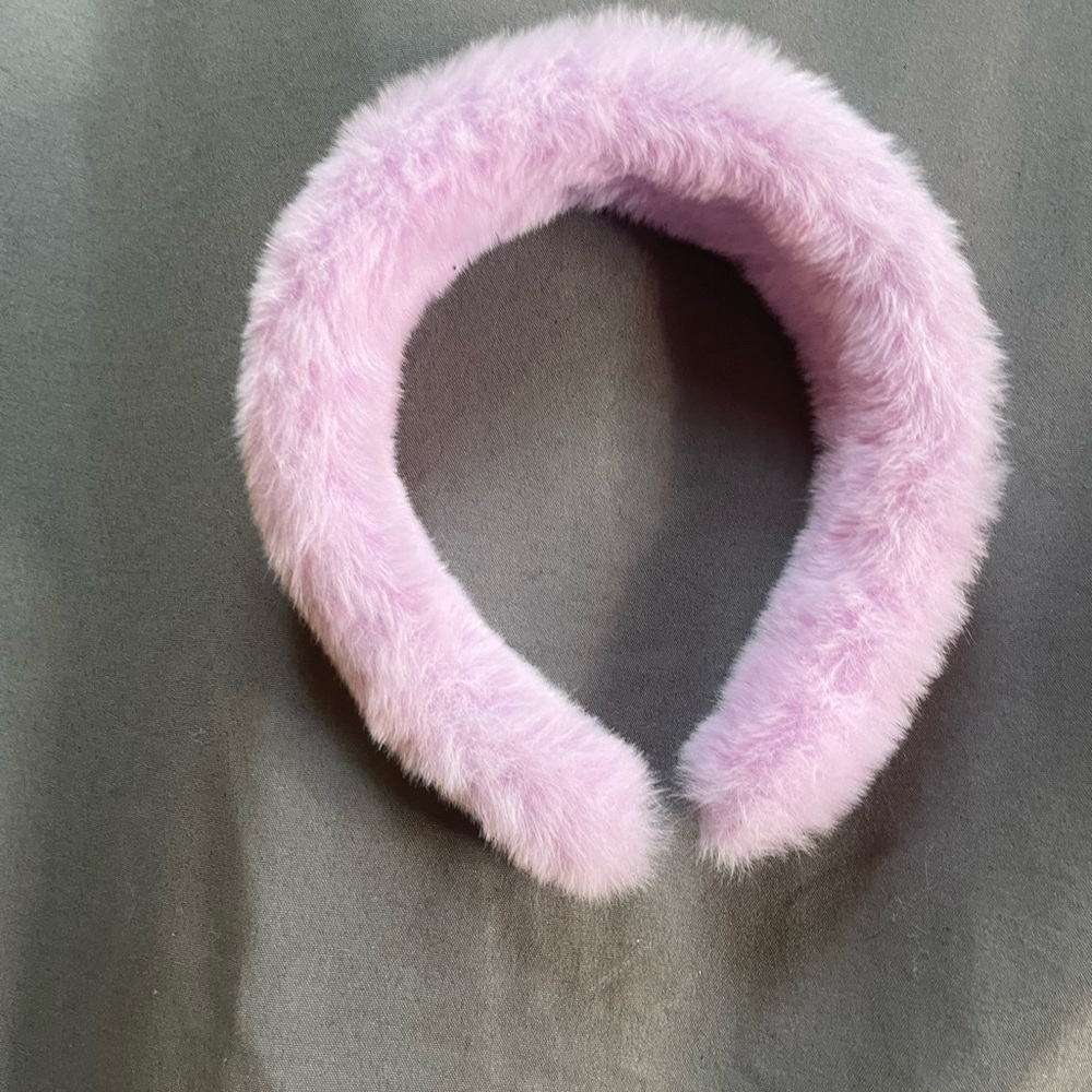 Fuzzy Lavender Headband
